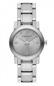  Shop Authentic Burberry The City Silver Diamonds Dial Silver Steel Strap Watch for Women - BU9230 - Luxxuri