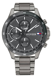  Shop Authentic Tommy Hilfiger Bank Grey Dial Grey Steel Strap Watch for Men - 1791719 - Luxxuri