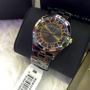  Shop Authentic Marc Jacobs Henry Skeleton Black Dial Black Steel Strap Watch for Women - MBM3254 - Luxxuri