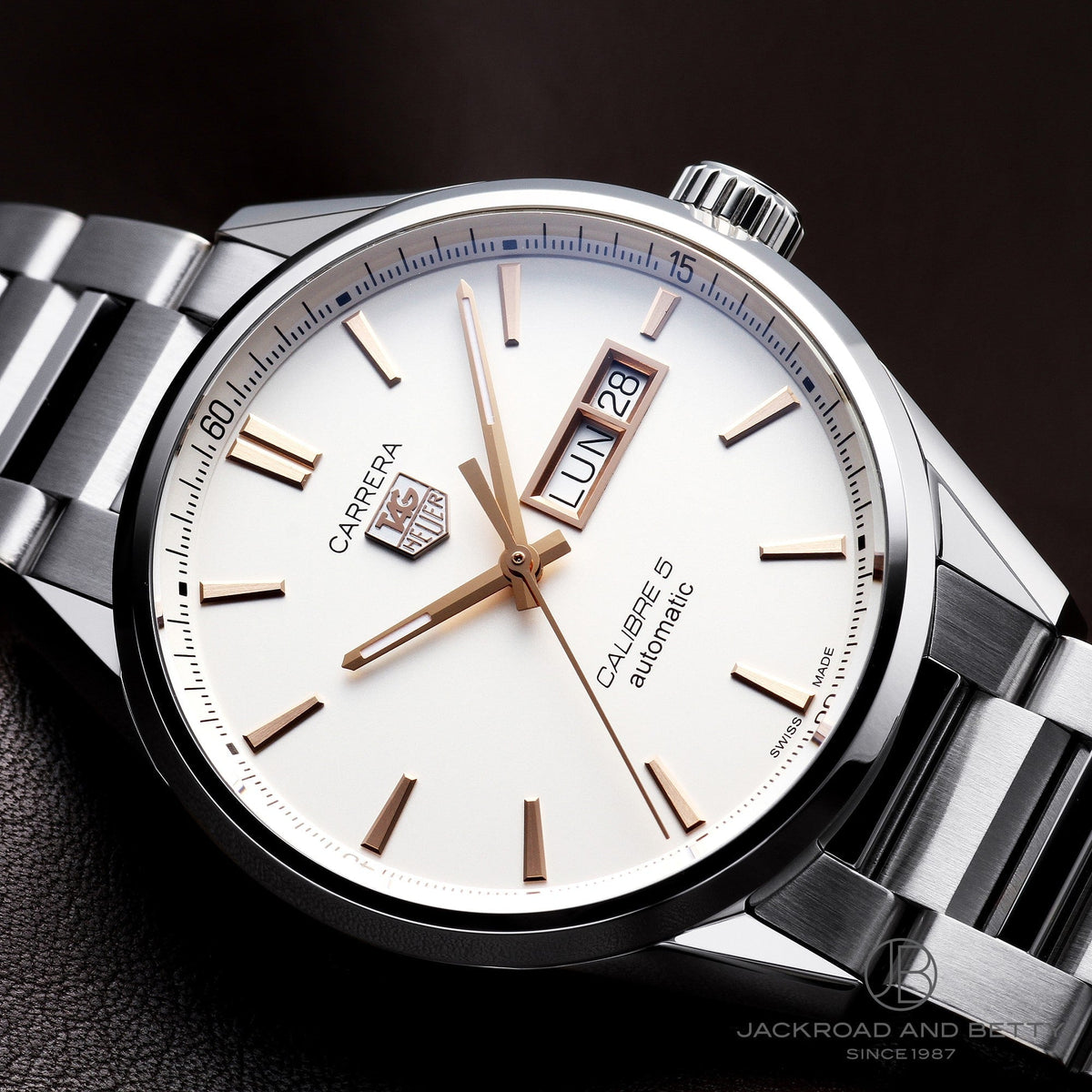  Shop Authentic Tag Heuer Carrera White Dial Watch for Men - WAR201D.BA0723 - Luxxuri