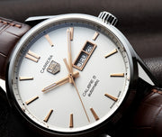  Shop Authentic Tag Heuer Carrera White Dial Watch for Men - WAR201D.FC6291 - Luxxuri