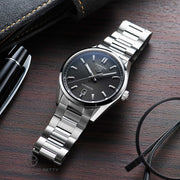  Shop Authentic Tag Heuer Carrera Date Black Dial Silver Steel Strap Watch for Men - WBN2110.BA0639 - Luxxuri