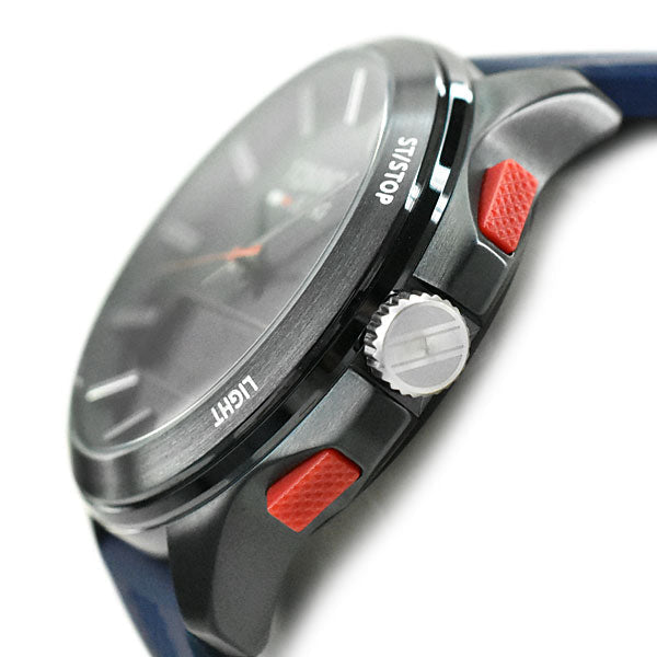  Shop Authentic Tommy Hilfiger Digital Analog Blue Dial Blue Rubber Strap Watch For Men - 1791761 - Luxxuri