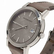  Shop Authentic Burberry The City Nova Beige Dial Grey Leather Strap Watch for Women - BU9023 - Luxxuri