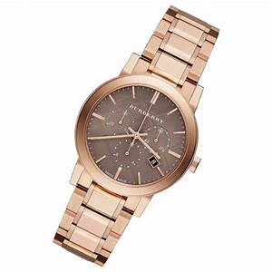  Shop Authentic Burberry The City Grey Dial Rose Gold Steel Strap Unisex Watch - BU9754 - Luxxuri