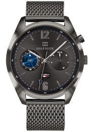 Shop Authentic Tommy Hilfiger Deacon Multifunction Black Dial Black Mesh Bracelet Watch for Men - 1791546 - Luxxuri