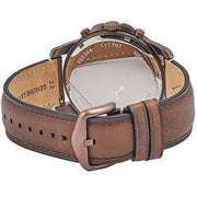  Shop Authentic Fossil Grant Chronograph White Dial Brown Leather Strap Watch for Men - FS5344 - Luxxuri