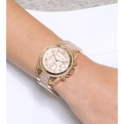 Shop Authentic Michael Kors Blair Rose Gold Dial Two Tone Steel Strap Watch for Women - MK6175 - Luxxuri