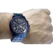  Shop Authentic Guess Horizon Chronograph Black Dial Black Steel Strap Watch For Men - W0379G2 - Luxxuri