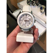  Shop Authentic Burberry City Chronograph White Dial White Leather Strap Watch For Women - BU9701 - Luxxuri