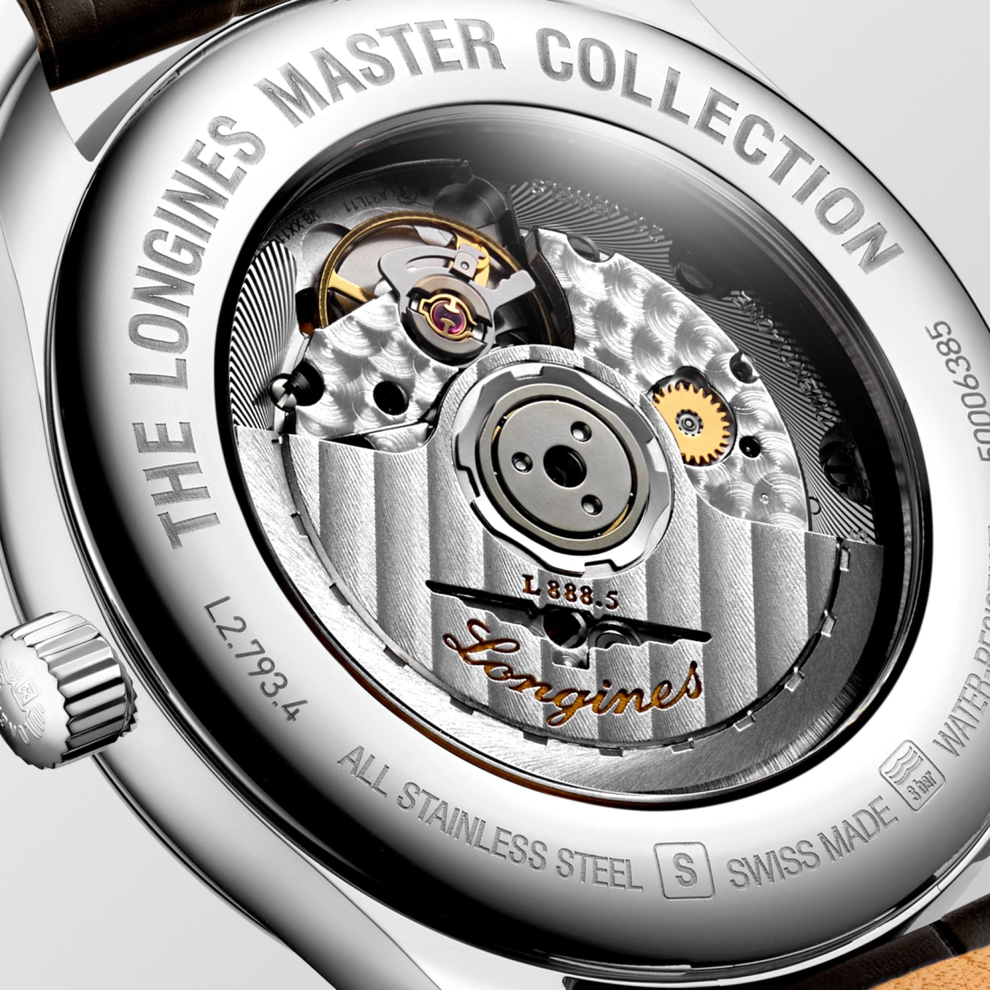  Shop Authentic Longines Master Collection Automatic 38.5mm Silver Diamond Dial Brown Leather Strap Watch for Men - L2.755.4.77.3 - Luxxuri