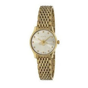  Shop Authentic Gucci G Timeless Quartz Mother of Pearl Dial Gold Steel Strap Watch For Women - YA1265021 - Luxxuri