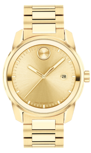  Shop Authentic Movado Bold Verso Gold Dial Gold Steel Strap Watch for Men - 3600861 - Luxxuri