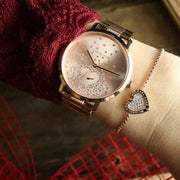  Shop Authentic Michael Kors Jaryn Rose Gold Dial Rose Gold Steel Strap Watch for Women - MK3621 - Luxxuri