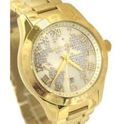 Shop Authentic Michael Kors Layton Chronograph Gold Dial Gold Steel Strap Watch for Women - MK5959 - Luxxuri