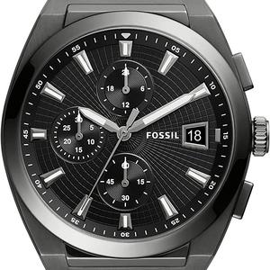  Shop Authentic Fossil Everett Chronograph Grey Dial Brown Leather Strap Watch for Men - FS5799 - Luxxuri