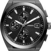  Shop Authentic Fossil Everett Chronograph Grey Dial Brown Leather Strap Watch for Men - FS5799 - Luxxuri