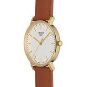  Shop Authentic Tissot T Classic Everytime White Dial Brown Leather Strap Watch For Men - T109.410.36.031.00 - Luxxuri