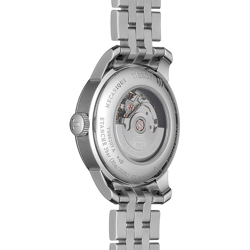  Shop Authentic Tissot Le Locle Lady Automatic Diamonds Silver Dial Silver Steel Strap Watch For Women - T006.207.11.036.00 - Luxxuri
