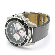 Coach Kent Grey Dial Grey Leather Strap Watch for Men - 14602561