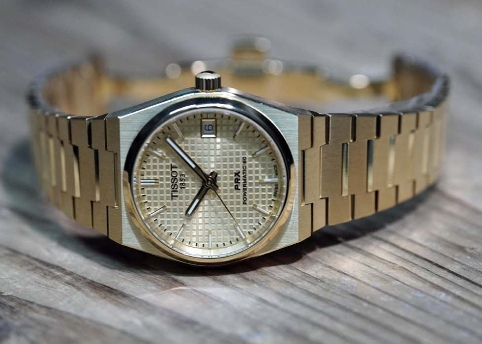  Shop Authentic Tissot PRX Powermatic 80 Gold Dial Gold Steel Strap Watch for Men - T137.207.33.021.00 - Luxxuri