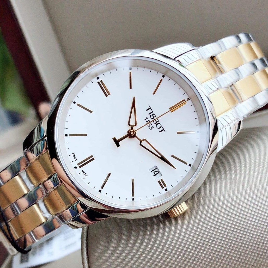  Shop Authentic Tissot T Classic Dream White Dial Two Tone Steel Strap Watch for Men - T033.410.22.011.01 - Luxxuri