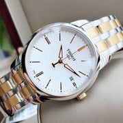  Shop Authentic Tissot T Classic Dream White Dial Two Tone Steel Strap Watch for Men - T033.410.22.011.01 - Luxxuri