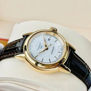  Shop Authentic Tissot Carson Automatic White Dial Brown Leather Strap Watch For Women - T085.207.36.011.00 - Luxxuri