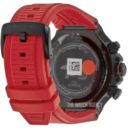  Shop Authentic Tissot T Race Chronograph Black Dial Red Rubber Strap Watch For Men - T141.417.37.057.01 - Luxxuri
