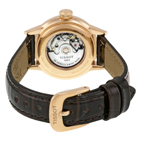  Shop Authentic Tissot Carson Automatic White Dial Brown Leather Strap Watch For Women - T085.207.36.011.00 - Luxxuri