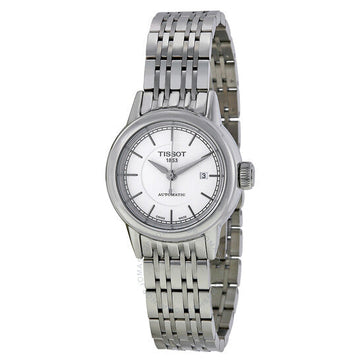 Shop Authentic Tissot T Classic Carson Automatic White Dial Silver Steel Strap Watch For Women - T085.207.11.011.00 - Luxxuri