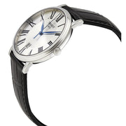  Shop Authentic Tissot Carson Premium Silver Dial Black Leather Strap Watch For Men - T122.410.16.033.00 - Luxxuri