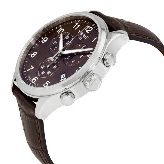  Shop Authentic Tissot T Sport Chrono XL Classic Brown Dial Brown Leather Strap Watch For Men - T116.617.16.297.00 - Luxxuri