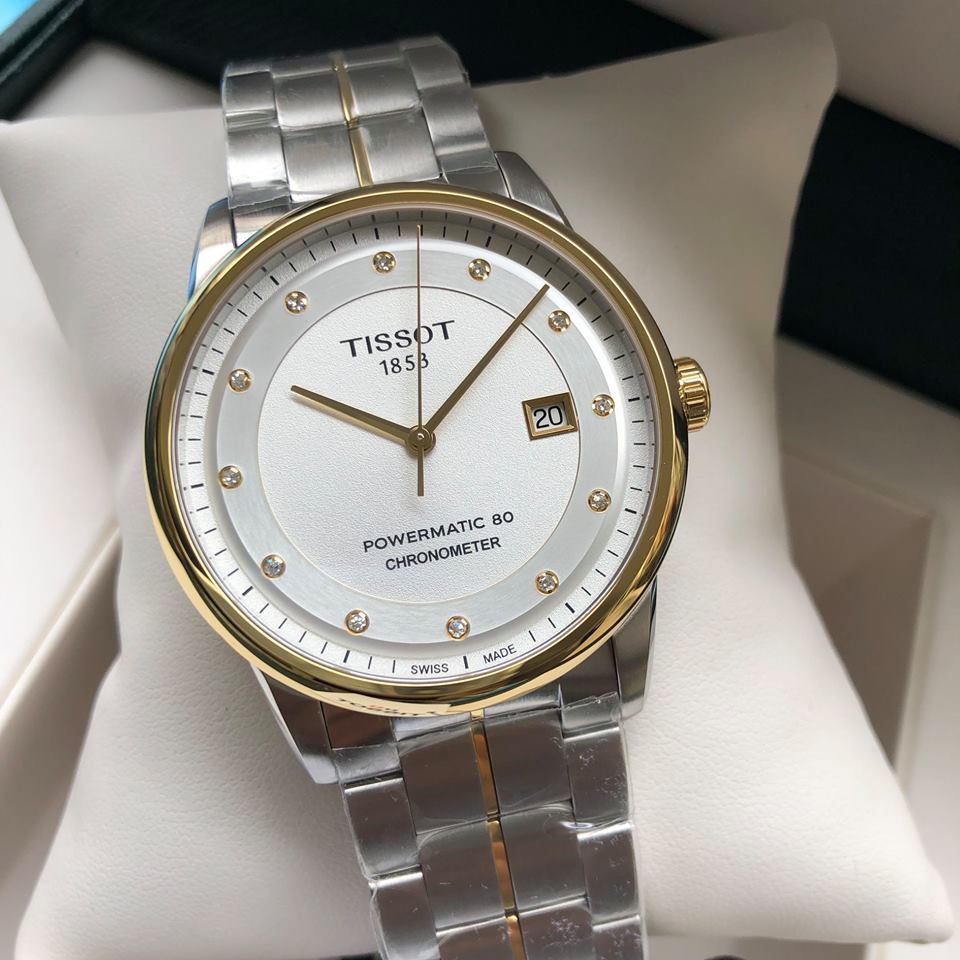  Shop Authentic Tissot Luxury Powermatic 80 Silver Dial Silver Steel Strap Watch For Men - T086.408.22.036.00 - Luxxuri