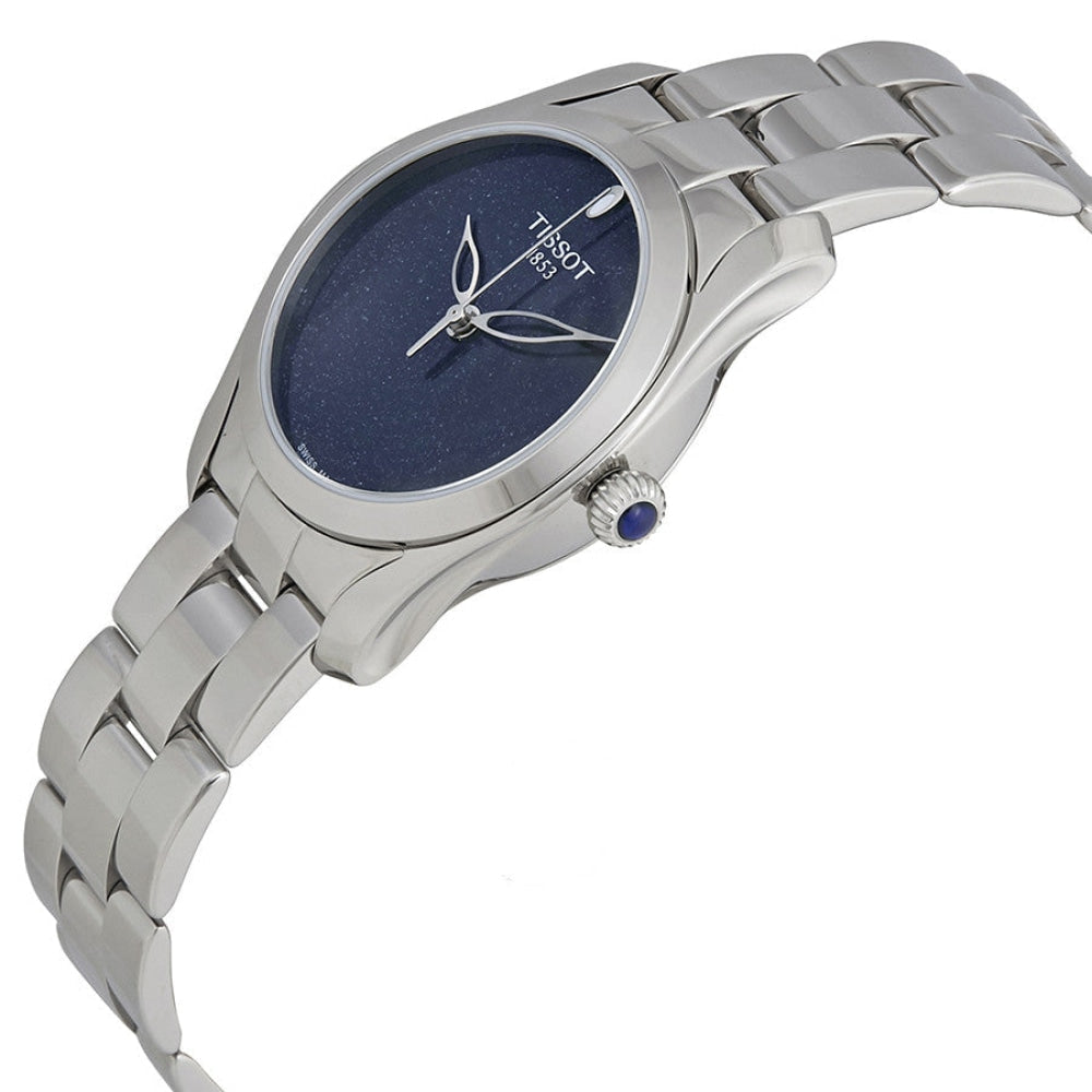  Shop Authentic Tissot T Wave Donna Blue Dial Silver Steel Strap Watch For Women - T112.210.11.041.00 - Luxxuri
