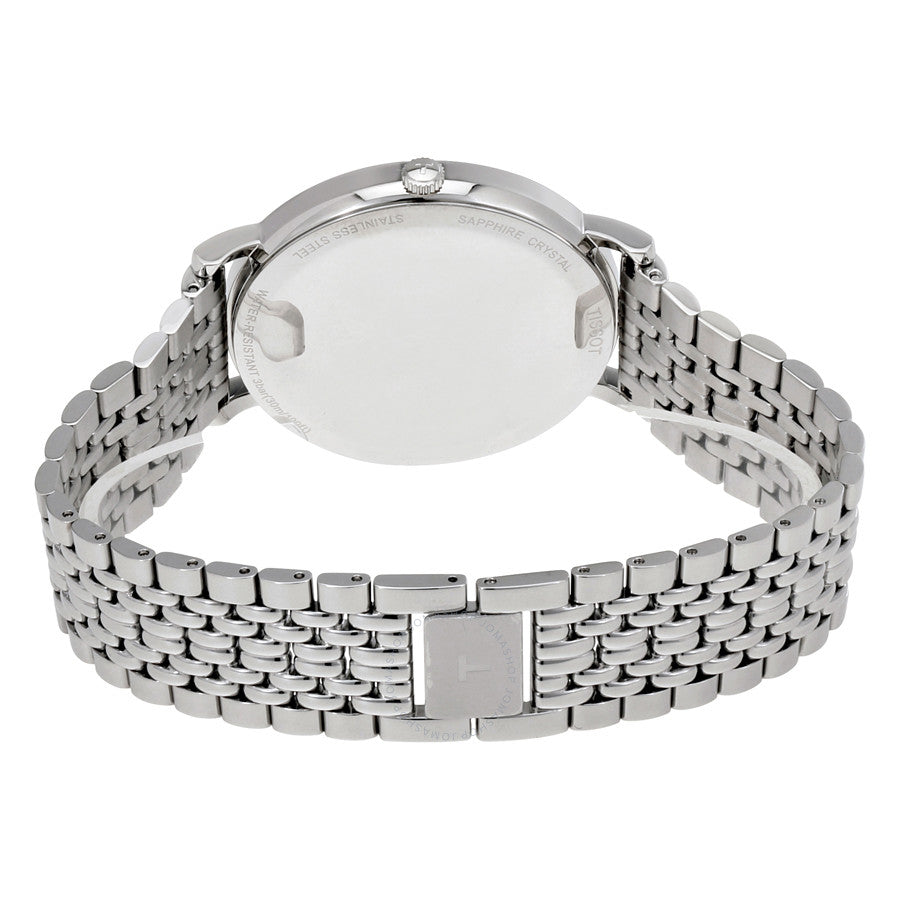  Shop Authentic Tissot Everytime Large Black Dial Silver Mesh Bracelet Watch For Men - T109.610.11.077.00 - Luxxuri