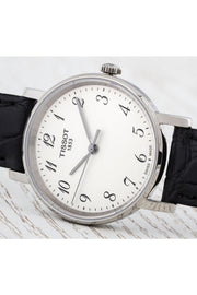  Shop Authentic Tissot T Classic Desire White Dial Black Leather Strap Watch For Men - T52.1.421.12 - Luxxuri