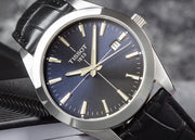 Shop Authentic Tissot Gentleman Black Dial Black Leather Strap Watch For Men - T127.410.16.051.00 - Luxxuri