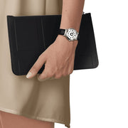  Shop Authentic Tissot Heritage Memphis Lady White Dial Black Rubber Strap Watch For Women - T120.210.17.011.00 - Luxxuri