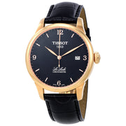  Shop Authentic Tissot Le Locle Chronometer Black Dial Black Leather Strap Watch For Men - T006.408.36.057.00 - Luxxuri