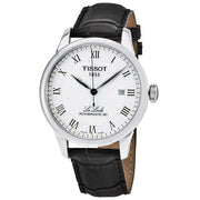  Shop Authentic Tissot Le Locle Powermatic 80 Silver Dial Black Leather Strap Watch For Men - T006.407.16.033.00 - Luxxuri