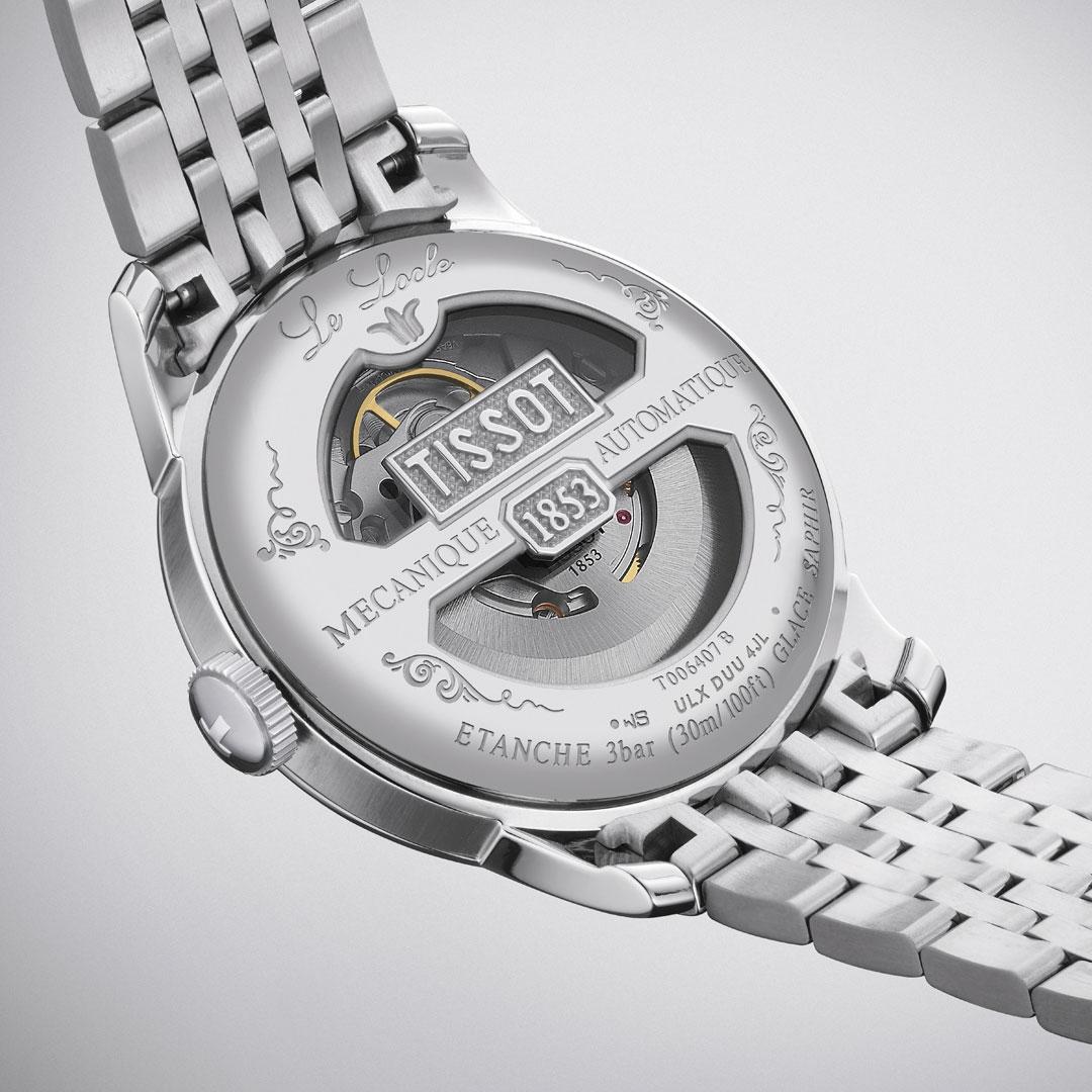  Shop Authentic Tissot Le Locle Powermatic 80 Silver Dial Silver Steel Strap Watch for Men - T006.407.11.033.03 - Luxxuri