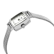  Shop Authentic Tissot Lovely Square Silver Dial Silver Mesh Bracelet Watch For Women - T058.109.11.036.00 - Luxxuri