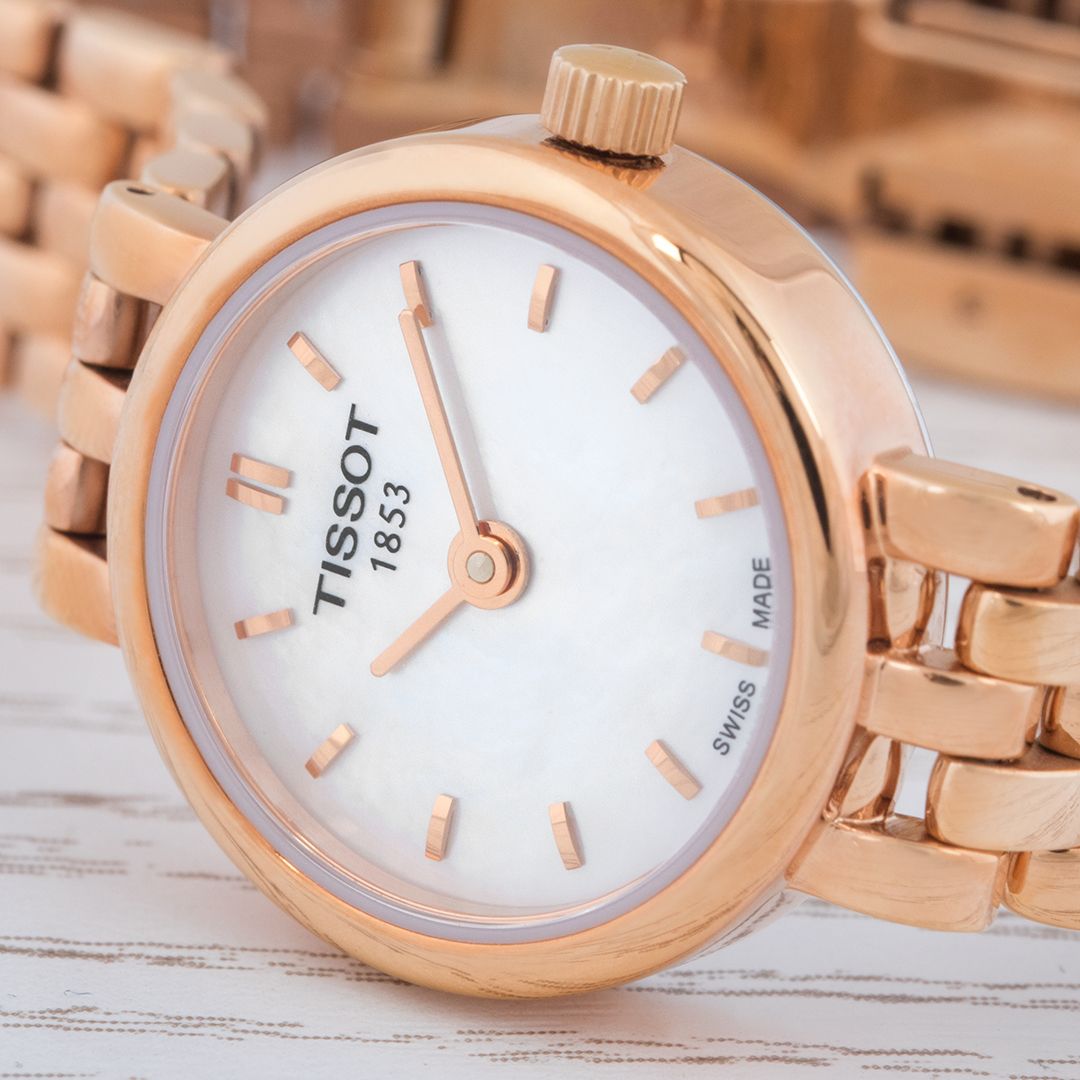  Shop Authentic Tissot T Lady Lovely Silver Dial Rose Gold Steel Strap Watch For Women - T058.009.33.031.01 - Luxxuri