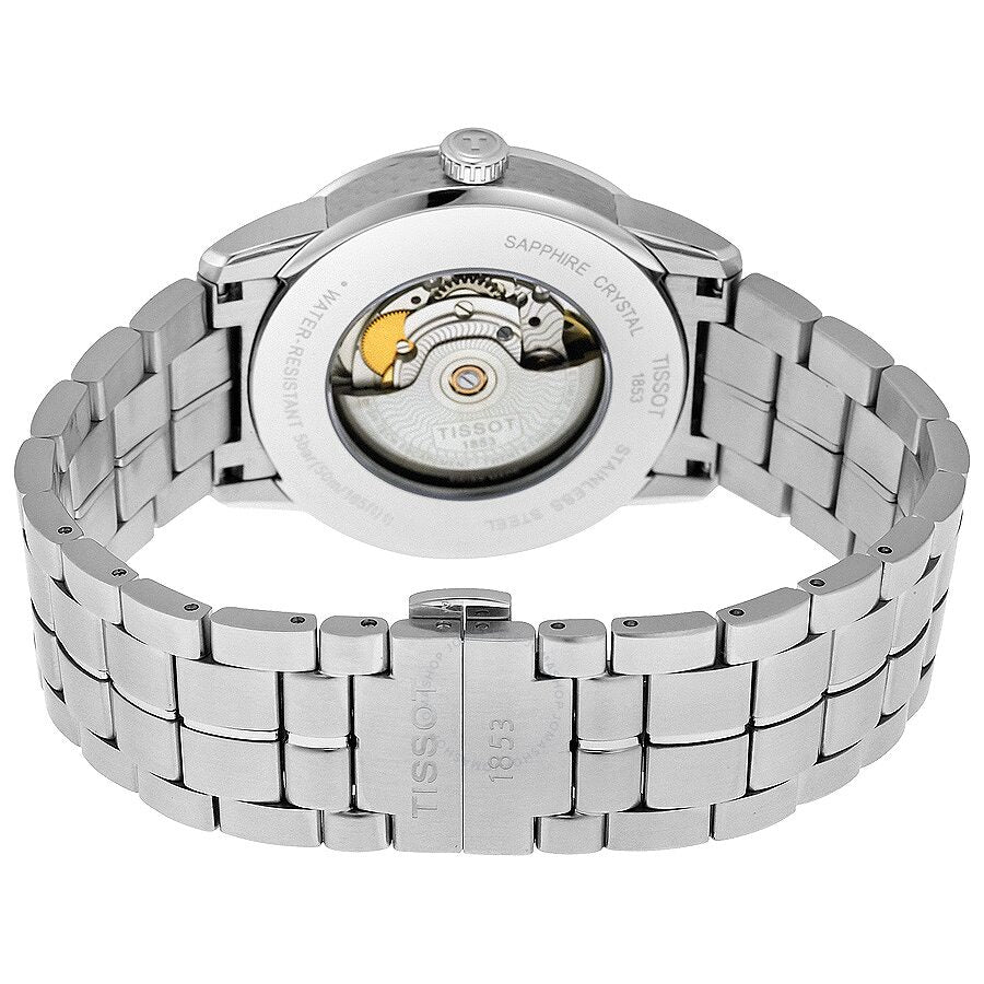  Shop Authentic Tissot Luxury Powermatic 80 Black Dial Silver Steel Strap Watch for Men - T086.407.11.201.02 - Luxxuri