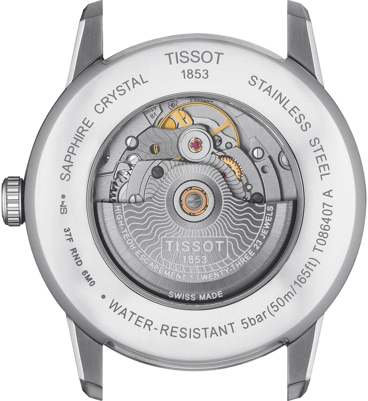  Shop Authentic Tissot Luxury Powermatic 80 Silver Dial Silver Steel Strap Watch For Men - T086.407.11.031.00 - Luxxuri