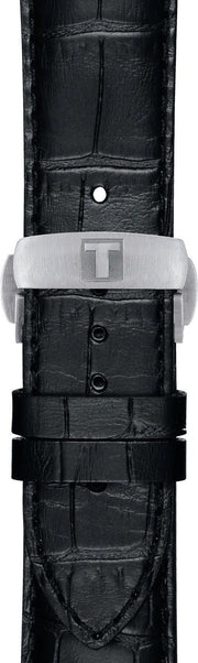  Shop Authentic Tissot Luxury Powermatic 80 Black Dial Black Leather Strap Watch For Men - T086.407.16.057.00 - Luxxuri