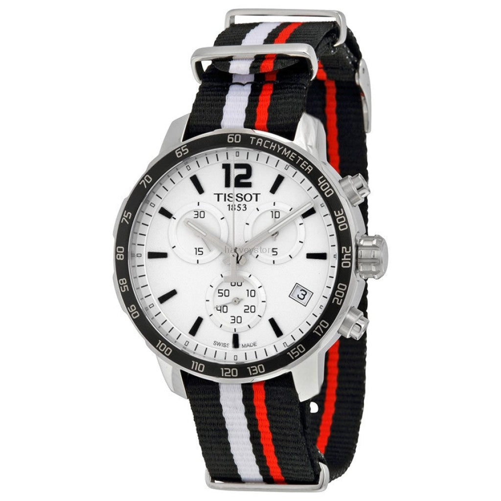  Shop Authentic Tissot T Sport Quickster Chronograph NATO Watch For Men - T095.417.17.037.01 - Luxxuri