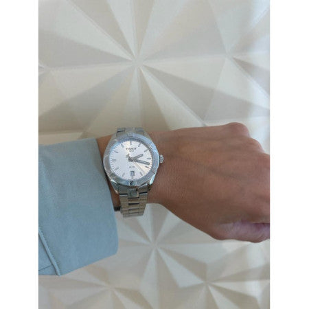 Shop Authentic Tissot PR 100 Sport Chic Silver Dial Silver Steel Strap Watch for Women - T101.910.11.031.00 - Luxxuri