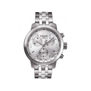  Shop Authentic Tissot PRC 200 Chronograph Quartz Silver Dial Silver Steel Strap Watch For Men - T055.417.11.037.00 - Luxxuri